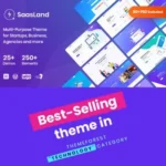 Saasland Multi purpose WordPress Theme for Startups 3.6.4