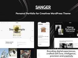 Sanger – Personal Portfolio for Creatives WordPress Theme 1.6
