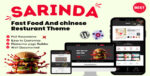 Sarinda Fast Food And Chinese Restaurant Fully Responsive WordPress Theme