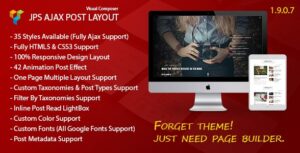 JPS Ajax Post Layout – Addon For Visual Composer 1.9.0.9