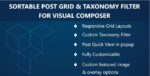 Visual Composer – Sortable Grid & TaxonomyFilter 3.1.0