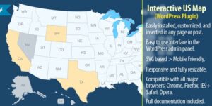 Interactive US Map – WordPress Plugin 2.2.4