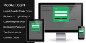 Modal Login Register Forgotten WordPress Plugin 2.0.5