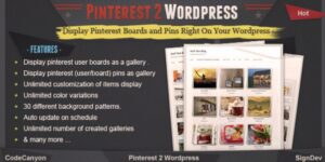 Pinterest To WordPress Plugin 1.1.2