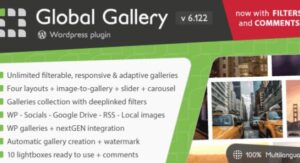 Global Gallery WordPress Responsive Gallery 8.8.0