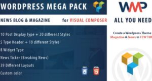 WordPress Mega Pack for Visual composer 1.0