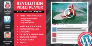 Revolution Video Player With Bottom Playlist 2.8