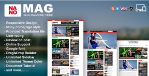 NanoMag – Responsive WordPress Magazine Theme 1.7