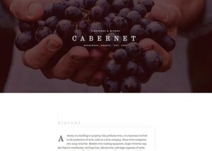 Elementorism Cabernet Landing Page 1.0