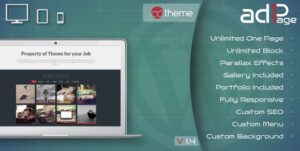 Parallax One Page Builder WordPress Plugin 1.4