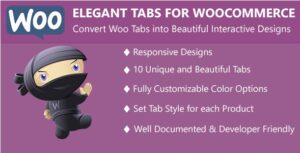 Elegant Tabs for WooCommerce 3.0