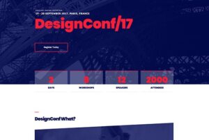 Elementorism DesignConf Landing Page 1.0