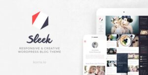 Sleek – Responsive & Creative WordPress Blog Theme 1.5