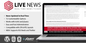 Live News – Real Time News Ticker 2.17