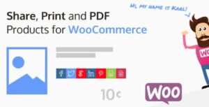 Share, Print and PDF Products for WooCommerce 2.6.2