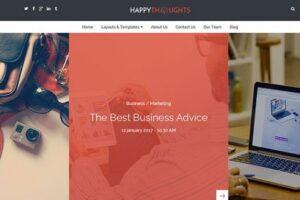 CyberChimps Happy Thoughts WordPress Theme 1.3