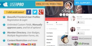 UserPro – User Profiles With Social Login 5.1.4