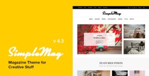 SimpleMag – Magazine Theme For Creative Stuff 4.5