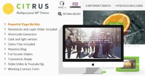 Citrus – One Page Multi-Purpose Theme 2.3