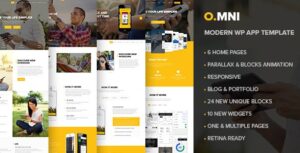 Omni – Stylish Powerful One Page WP Theme 1.5.4
