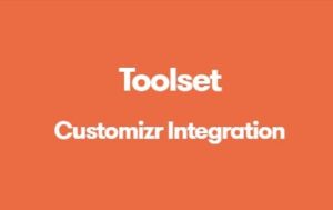 Toolset Customizr Integration 1.3