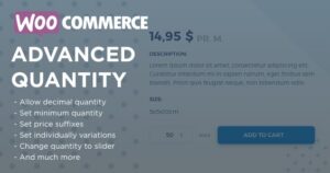 WooCommerce Advanced Quantity 3.0.6