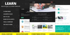 Learn – Education, eLearning WordPress Theme 1.0.9.2