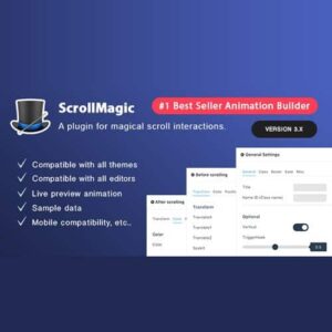 Scroll Magic WordPress Scrolling Animation Builder Plugin 5.0.0