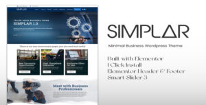 Simplar – Award Winning Minimal Business Wordpress Theme