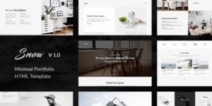 Snow | Minimal & Clean WordPress Portfolio Theme 1.3.3