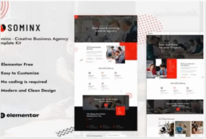 Sominx – Creative Business Agency Elementor Template Kit 1.0.0