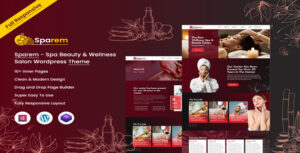 Sparem – Spa Beauty & Wellness Salon Wordpress Theme
