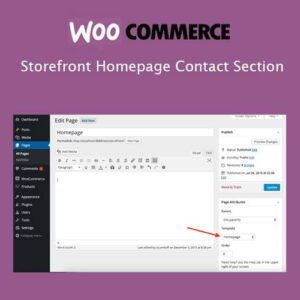 Storefront Homepage Contact Section 1.0.3