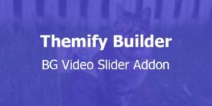 Themify Builder BG Video Slider Addon With Original Licence