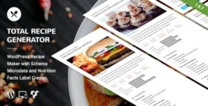 TOTAL RECIPE GENERATOR FOR WPBAKERY PAGE BUILDER 2.3.2