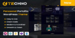 Techno Personal Portfolio WordPress Theme