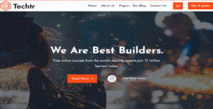 Techtr – Welding Services WordPress Theme