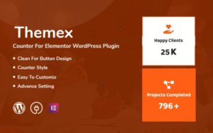 Themex Counter For Elementor WordPress Plugin 1.0.0