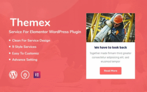 Themex Service For Elementor WordPress Plugin 1.0.1