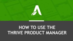 Thrive Product Manager 1.10