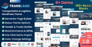 Transland -Transportation & Logistics WordPress Theme 2.1.0
