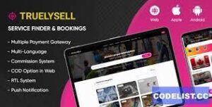 TruelySell – Multi Vendor online Service Booking Marketplace and Nearby Service Finder Software 2.3.0