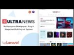 Ultranews – Laravel Newspaper, Blog and Magazine Multilingual System 2.7.0