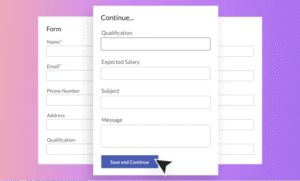 User Registration Save and Continue 1.0.0