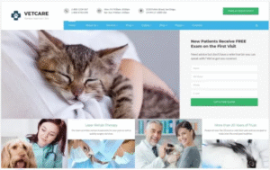 Vetcare – Vet Clinic Multipage HTML5 Website Template