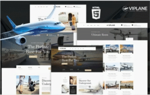 Viplane Luxury Private Airlines HTML5 Website Template