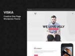 Viska – Creative One Page WordPress Theme 1.9.1