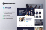 VoCall – Call Center & Telemarketing Elementor Template Kit