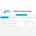 WP Sheet Editor Editable Frontend Tables 2.4.33