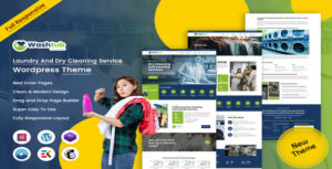 Washtub – Laundry And Dry Cleaning Service WordPress Theme